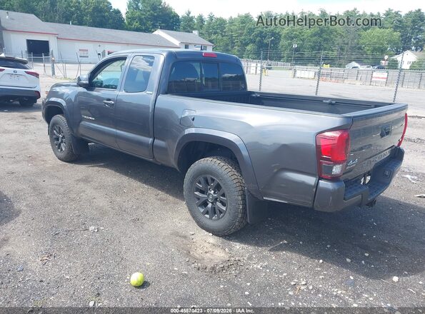 3TYSZ5AN0MT008872 2021 TOYOTA TACOMA Gray Trasero izquierdo
