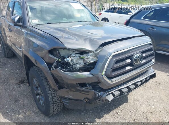 3TYSZ5AN0MT008872 2021 TOYOTA TACOMA Gray Vista frontal