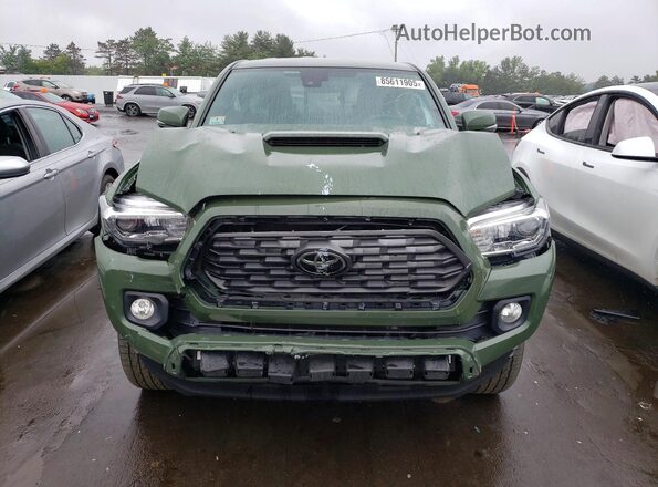 3TYSZ5AN0NT094542 2022 TOYOTA TACOMA Green Вид спереду