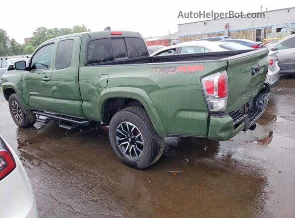3TYSZ5AN0NT094542 2022 TOYOTA TACOMA Green Задня ліва чверть