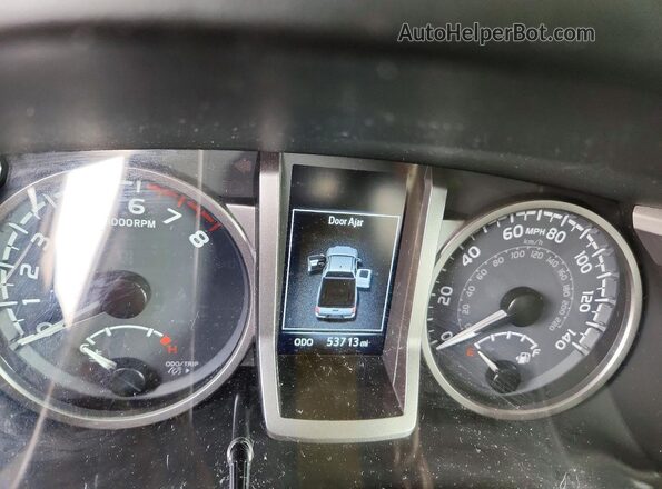 3TYSZ5AN1PT121797 2023 TOYOTA TACOMA White Instrument cluster view