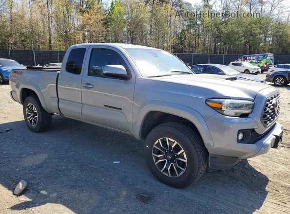 3TYSZ5AN2LT001145 2020 TOYOTA TACOMA Gray Przód prawy