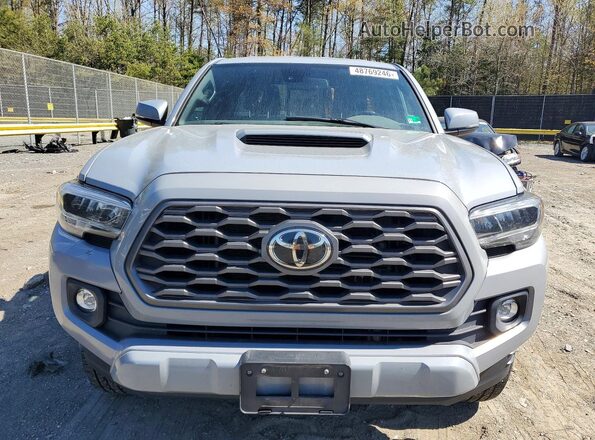 3TYSZ5AN2LT001145 2020 TOYOTA TACOMA Gray Widok z przodu