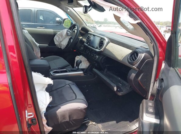 3TYSZ5AN3NT102309 2022 TOYOTA TACOMA Красный Вид салона спереди