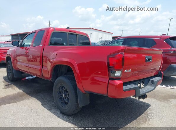 3TYSZ5AN3NT102309 2022 TOYOTA TACOMA Красный Задняя левая четверть