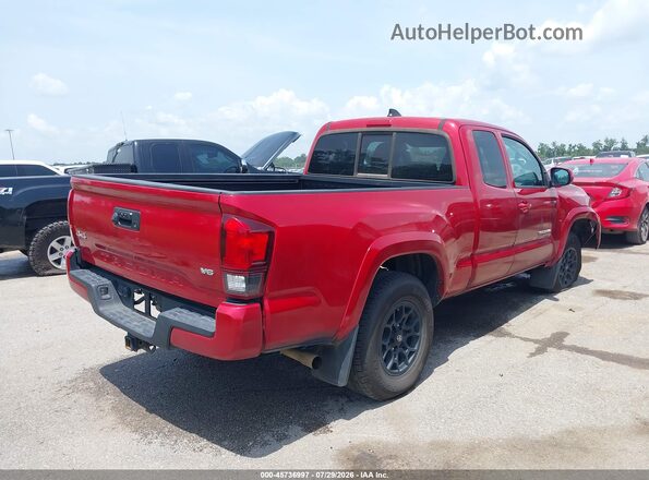 3TYSZ5AN3NT102309 2022 TOYOTA TACOMA Красный Задняя правая четверть