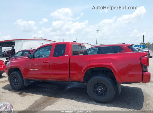 3TYSZ5AN3NT102309 2022 TOYOTA TACOMA Красный Панорамный вид салона 360°