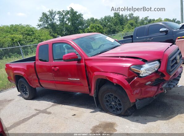 3TYSZ5AN3NT102309 2022 TOYOTA TACOMA Красный Вид задней части салона