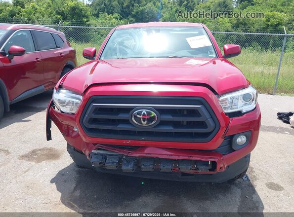 3TYSZ5AN3NT102309 2022 TOYOTA TACOMA Красный Вид щитка приборов