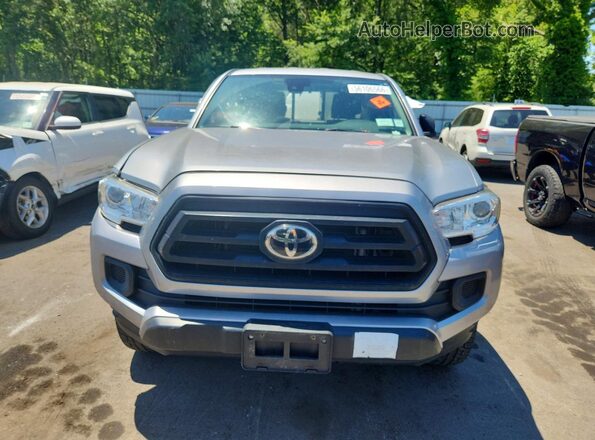 3TYSZ5AN4MT010401 2021 TOYOTA TACOMA Silver Вид спереду