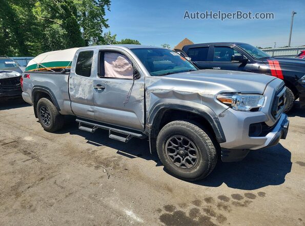 3TYSZ5AN4MT010401 2021 TOYOTA TACOMA Silver Передня права чверть