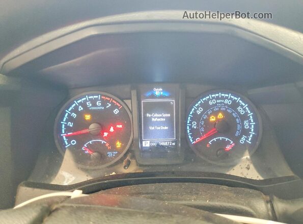 3TYSZ5AN4MT020975 2021 TOYOTA TACOMA White Սարքավորումների վահանակի տեսք