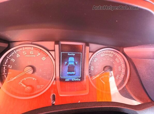 3TYSZ5AN5MT009452 2021 TOYOTA TACOMA Gray Вид щитка приладів