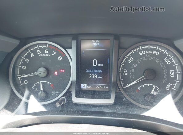 3TYSZ5AN9NT098153 2022 TOYOTA TACOMA Серый Вид задних сидений