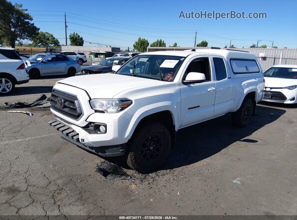 3TYSZ5ANXNT090823 2022 TOYOTA TACOMA Белый Передняя левая четверть