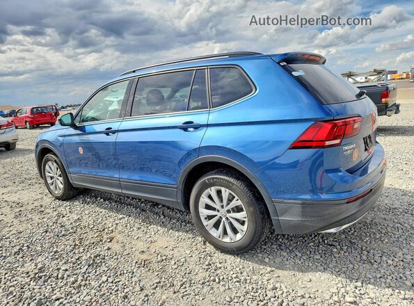 3VV0B7AX0KM043737 2019 VOLKSWAGEN TIGUAN Blue Tył lewy