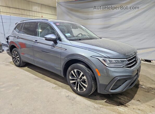 3VV0B7AX0NM066312 2022 VOLKSWAGEN TIGUAN Gray წინა მარჯვენა