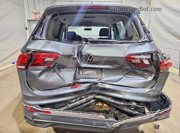 3VV0B7AX0NM066312 2022 VOLKSWAGEN TIGUAN Gray უკანა ხედი