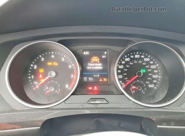 3VV0B7AX1LM118799 2020 VOLKSWAGEN TIGUAN Серебряный Вид щитка приборов