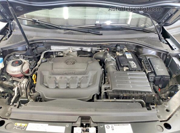 3VV0B7AX3KM188268 2019 VOLKSWAGEN TIGUAN Gray Vista del compartimento del motor