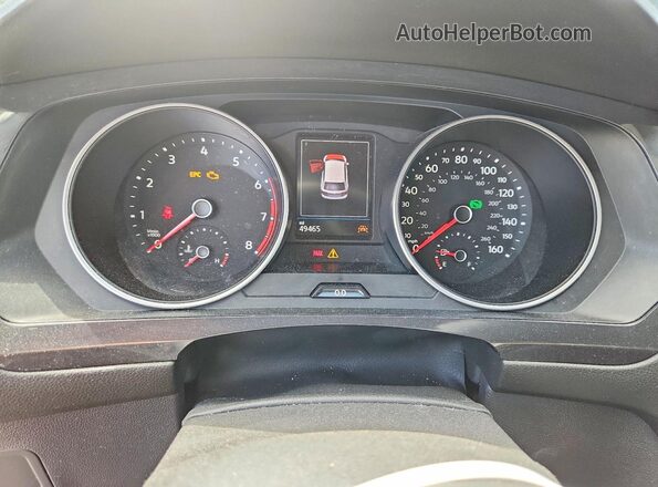 3VV0B7AX3MM115730 2021 VOLKSWAGEN TIGUAN Silver Widok zestawu wskaźników