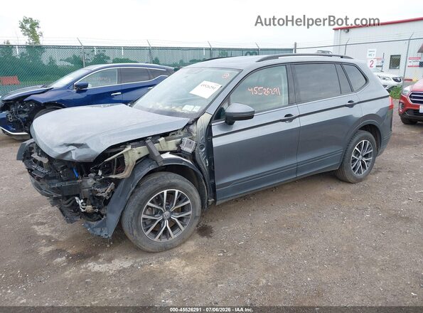 3VV0B7AX3MM116232 2021 VOLKSWAGEN TIGUAN Серый Передняя левая четверть