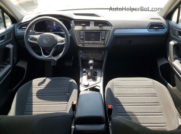 3VV0B7AX3NM082505 2022 VOLKSWAGEN TIGUAN Gray Вид панелі приладів