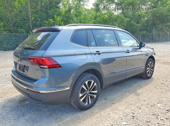 3VV0B7AX3NM082505 2022 VOLKSWAGEN TIGUAN Gray Задня права чверть