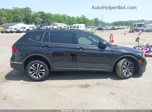 3VV0B7AX3NM166792 2022 VOLKSWAGEN TIGUAN Black Вид задньої частини салону