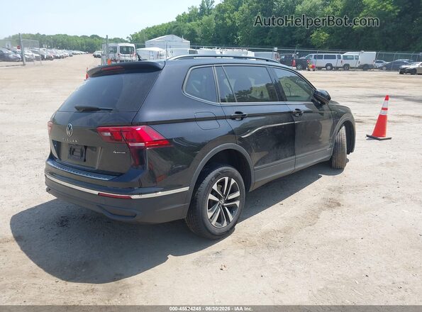 3VV0B7AX3NM166792 2022 VOLKSWAGEN TIGUAN Black Задня права чверть