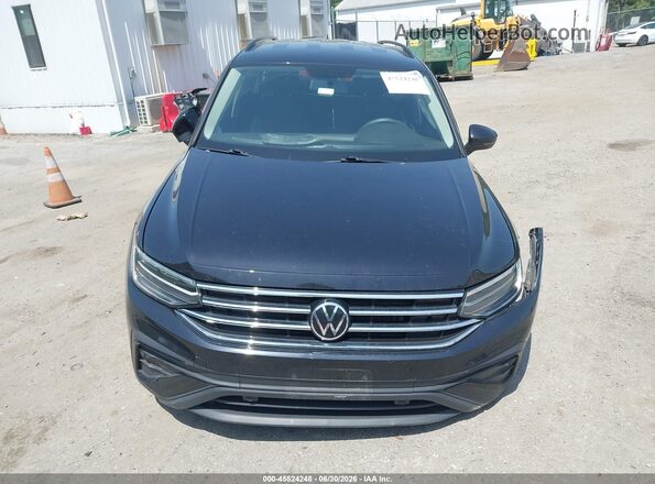 3VV0B7AX3NM166792 2022 VOLKSWAGEN TIGUAN Black Вид щитка приладів