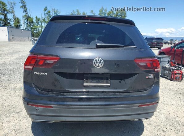 3VV0B7AX5JM080622 2018 VOLKSWAGEN TIGUAN Black Հետևի տեսք