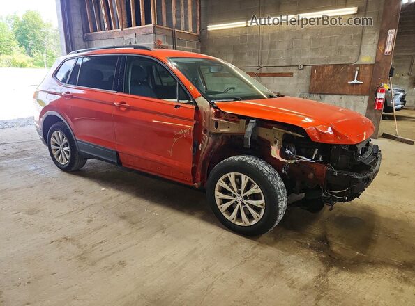 3VV0B7AX5KM118030 2019 VOLKSWAGEN TIGUAN Orange Front right