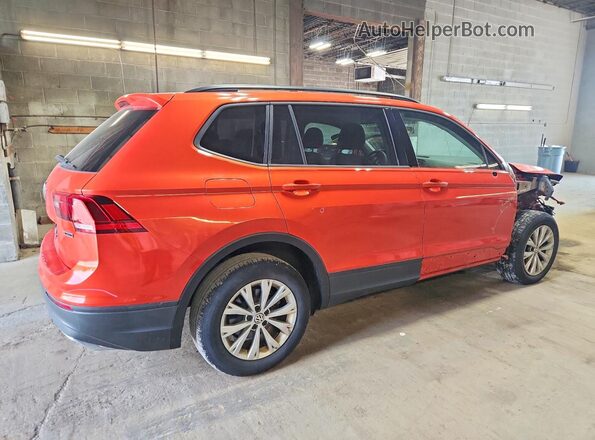 3VV0B7AX5KM118030 2019 VOLKSWAGEN TIGUAN Orange Rear right