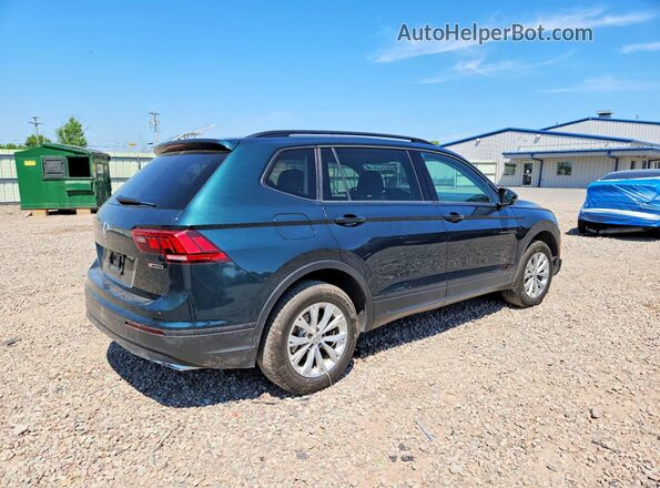 3VV0B7AX5KM118285 2019 VOLKSWAGEN TIGUAN Бирюзовый Задняя правая четверть