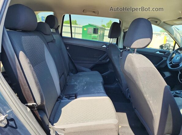 3VV0B7AX5KM118285 2019 VOLKSWAGEN TIGUAN Бирюзовый Вид задней части салона