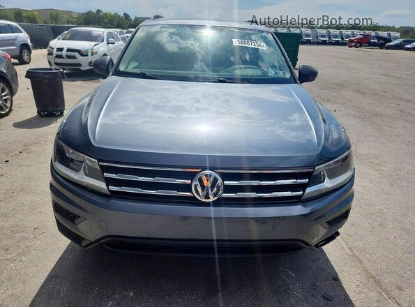 3VV0B7AX5LM148825 2020 VOLKSWAGEN TIGUAN Gray Вид спереду