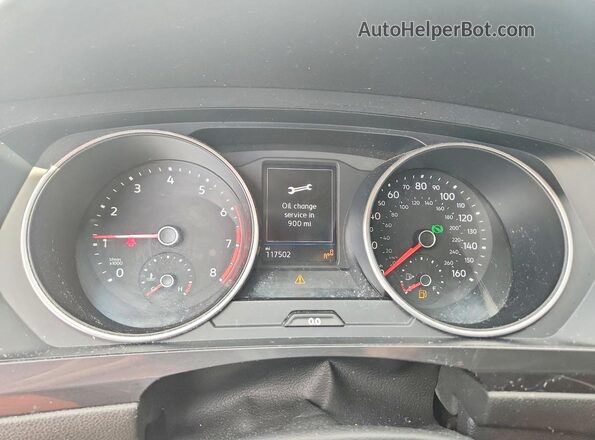 3VV0B7AX5LM148825 2020 VOLKSWAGEN TIGUAN Gray Вид щитка приладів