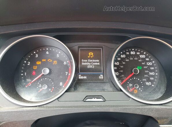 3VV0B7AX5MM000949 2021 VOLKSWAGEN TIGUAN Gray Vista del cuadro de instrumentos