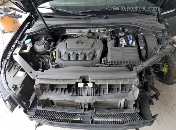 3VV0B7AX5NM008972 2022 VOLKSWAGEN TIGUAN Black Vista del compartimento del motor