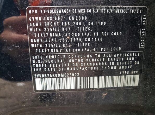 3VV0B7AX6MM023902 2021 VOLKSWAGEN TIGUAN Gray Engine compartment view