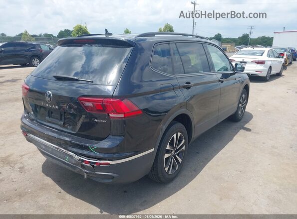 3VV0B7AX6NM077900 2022 VOLKSWAGEN TIGUAN Black უკანა მარჯვენა