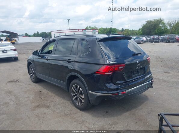 3VV0B7AX6NM077900 2022 VOLKSWAGEN TIGUAN Black უკანა მარცხენა