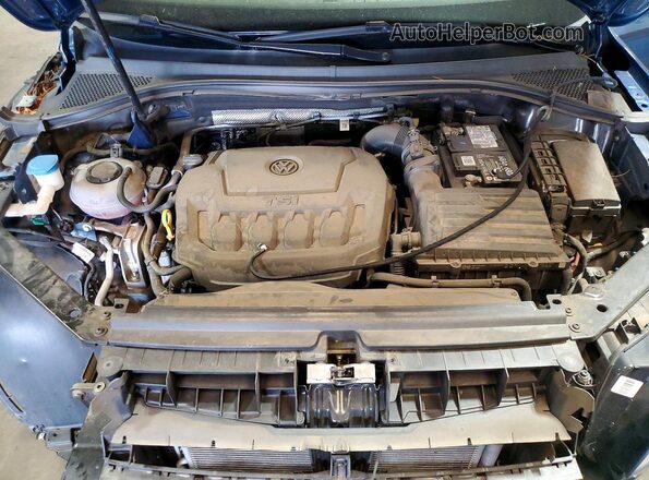 3VV0B7AX7KM177192 2019 VOLKSWAGEN TIGUAN Синий Вид подкапотного пространства