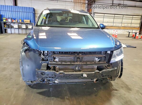 3VV0B7AX7KM177192 2019 VOLKSWAGEN TIGUAN Синий Вид спереди