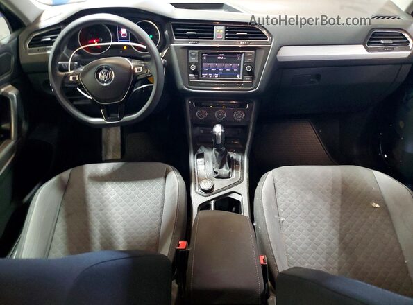 3VV0B7AX7KM177192 2019 VOLKSWAGEN TIGUAN Синий Вид панели приборов