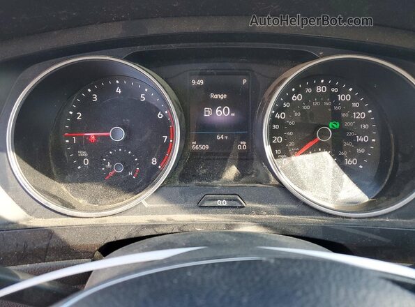 3VV0B7AX7KM201426 2019 VOLKSWAGEN TIGUAN White Vista del cuadro de instrumentos