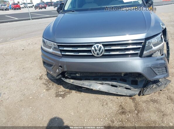 3VV0B7AX8JM014968 2018 VOLKSWAGEN TIGUAN Gray Widok z przodu