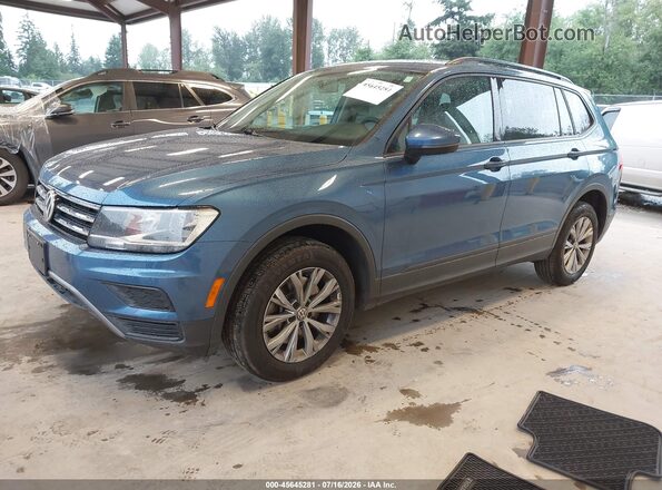 3VV0B7AX8LM175033 2020 VOLKSWAGEN TIGUAN Синий Передняя левая четверть