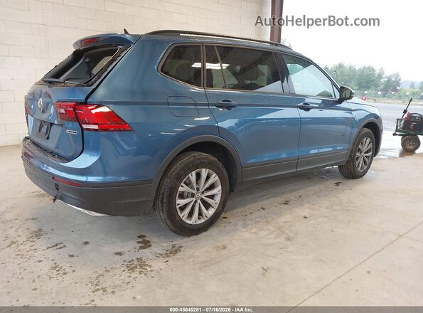 3VV0B7AX8LM175033 2020 VOLKSWAGEN TIGUAN Синий Задняя правая четверть